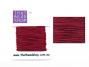 1mm Waxed Cotton Cord - Deep Red